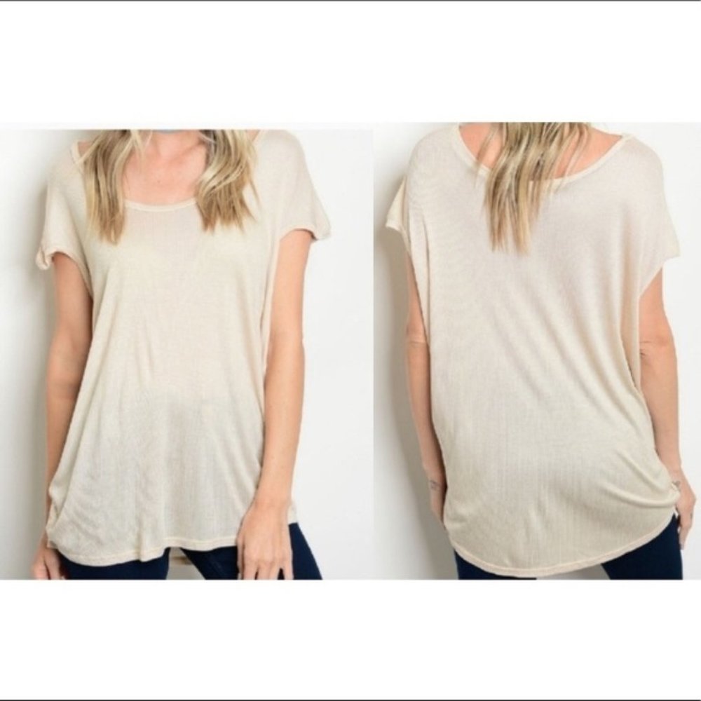 🧡 Oversized High-Low Top